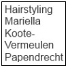 Hairstyling Mariella Koote-Vermeulen